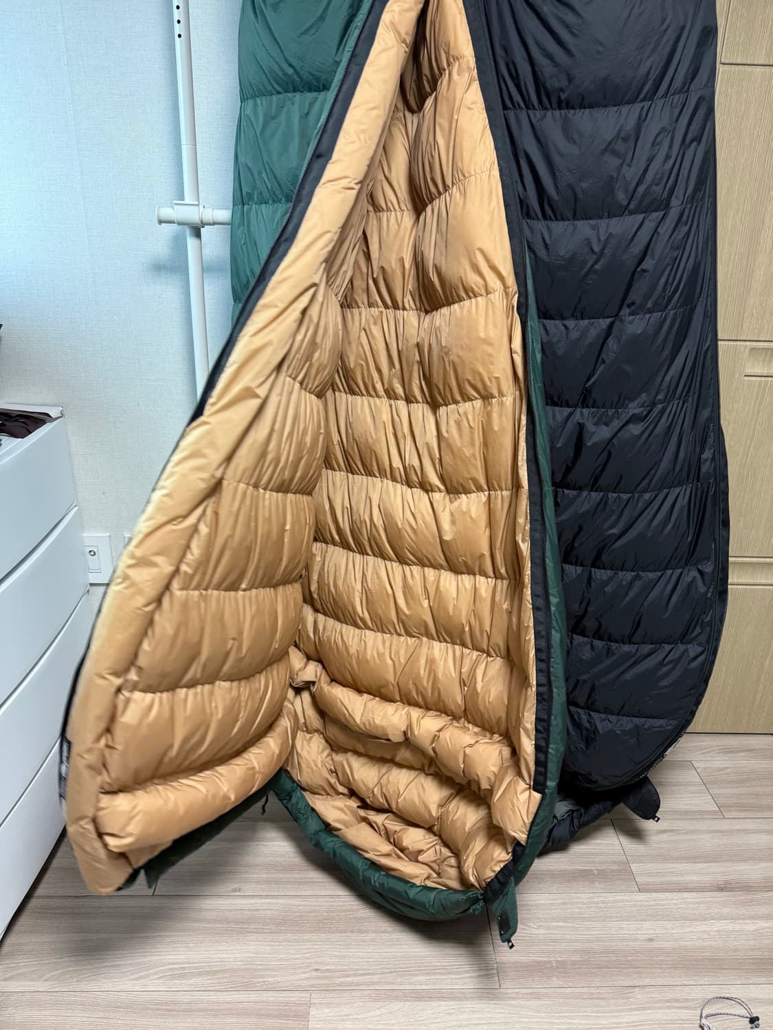 페더다운 3s-800g 침낭 (포레스트그린컬러) 상품이미지2