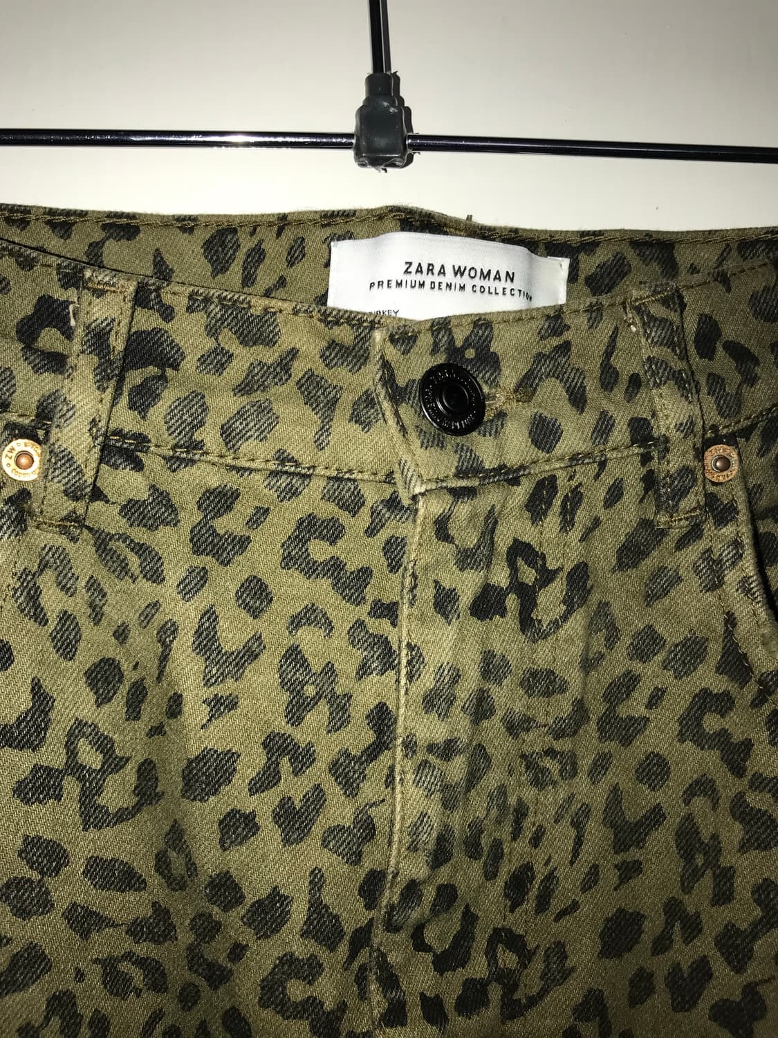 Leopard Pattern Grunge Skirt 상품이미지2