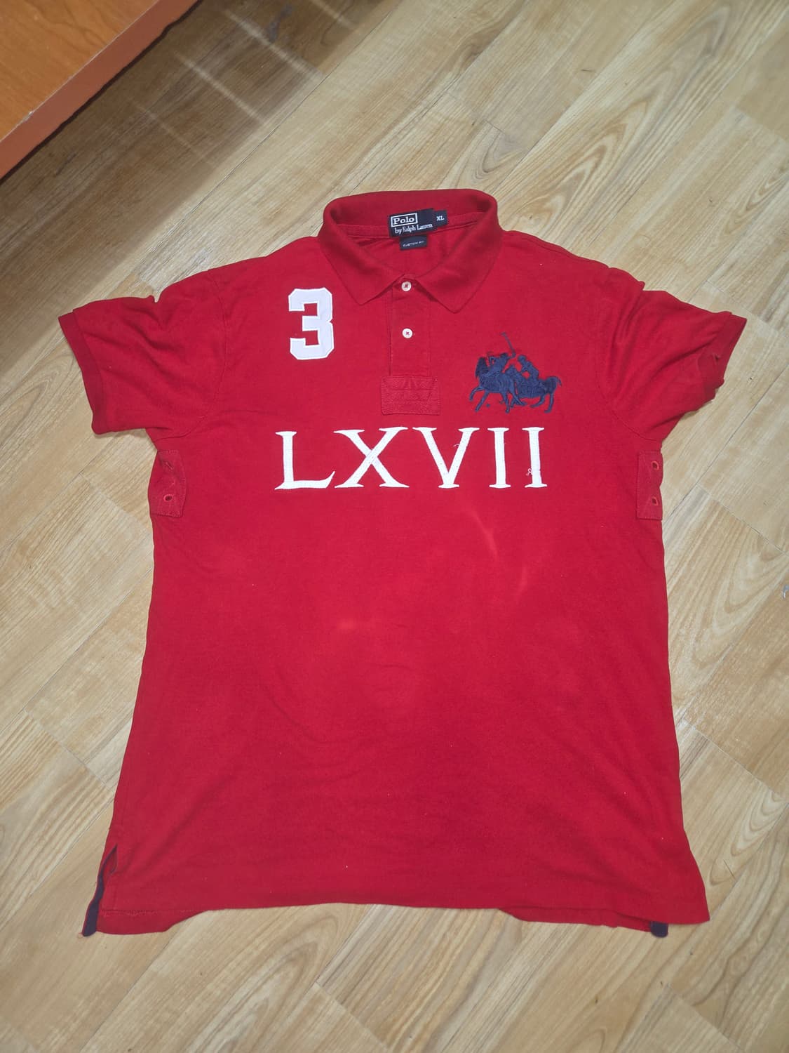 폴로  LXVII 폴로 럭비티 레드 00s두산 상품이미지1