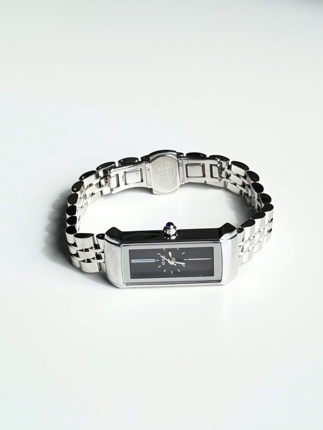 IEKE Silver Rectangular Quartz Watch 상품이미지1