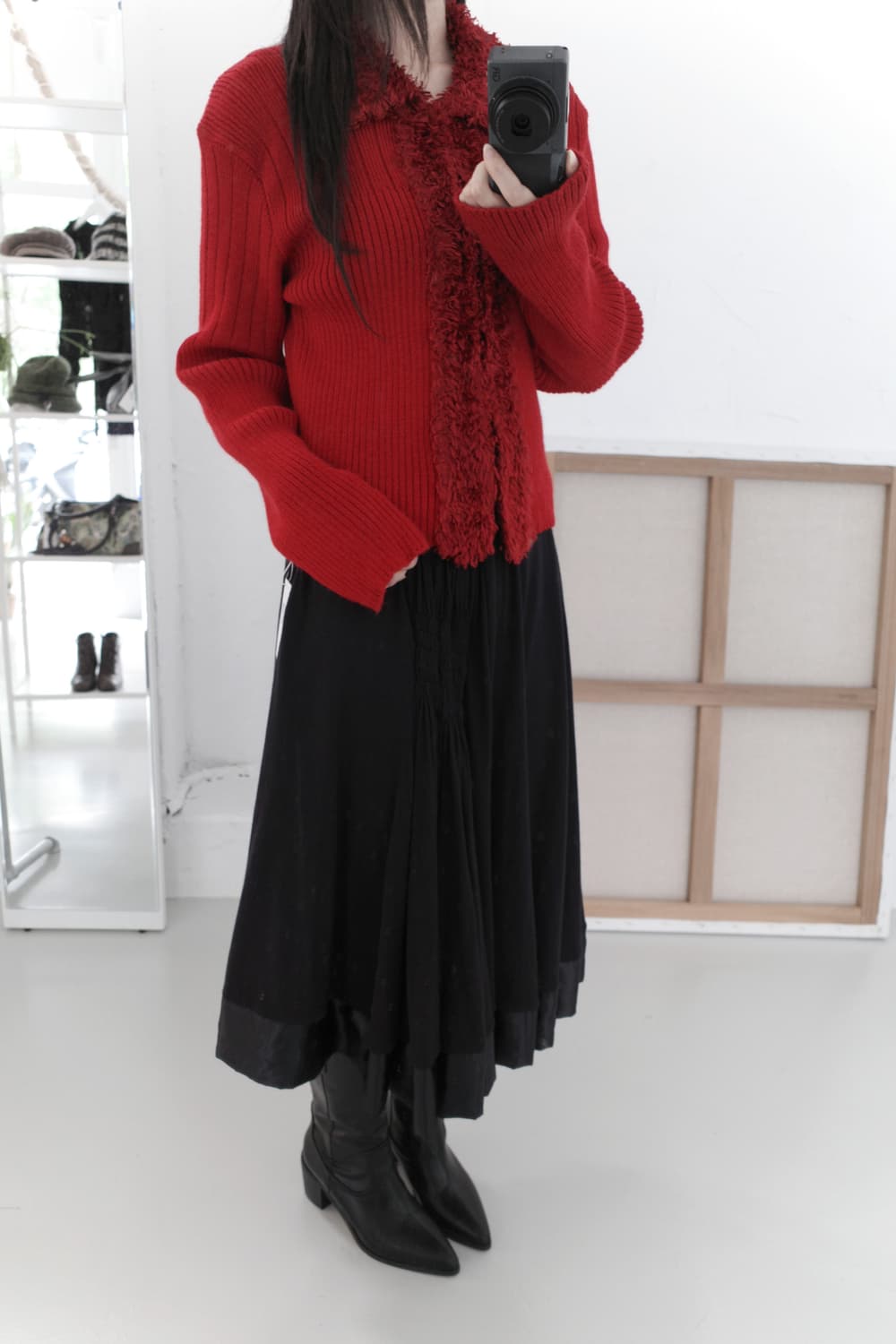fringe knit cardigun 상품이미지6