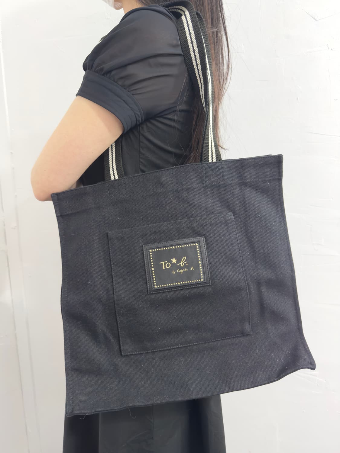agnes b canvas bag 상품이미지1