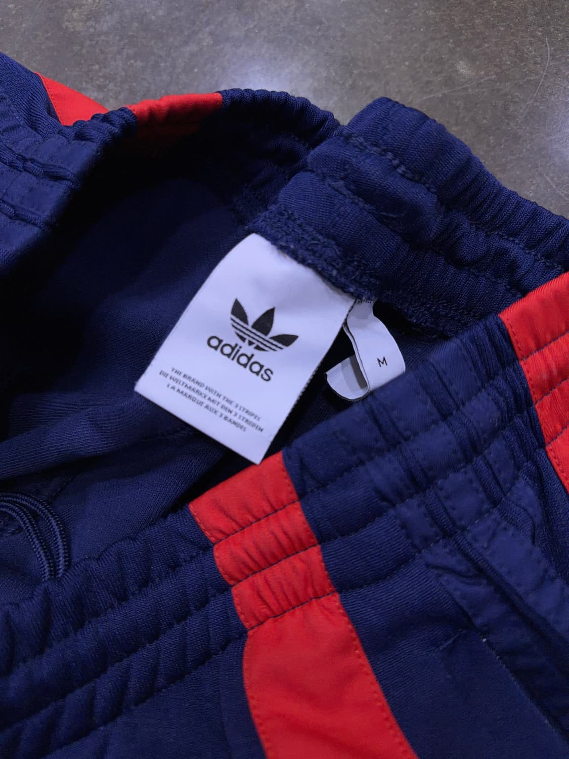 아디다스 웜업 트랙팬츠 트레이닝 네이비 레드 M 상품이미지10