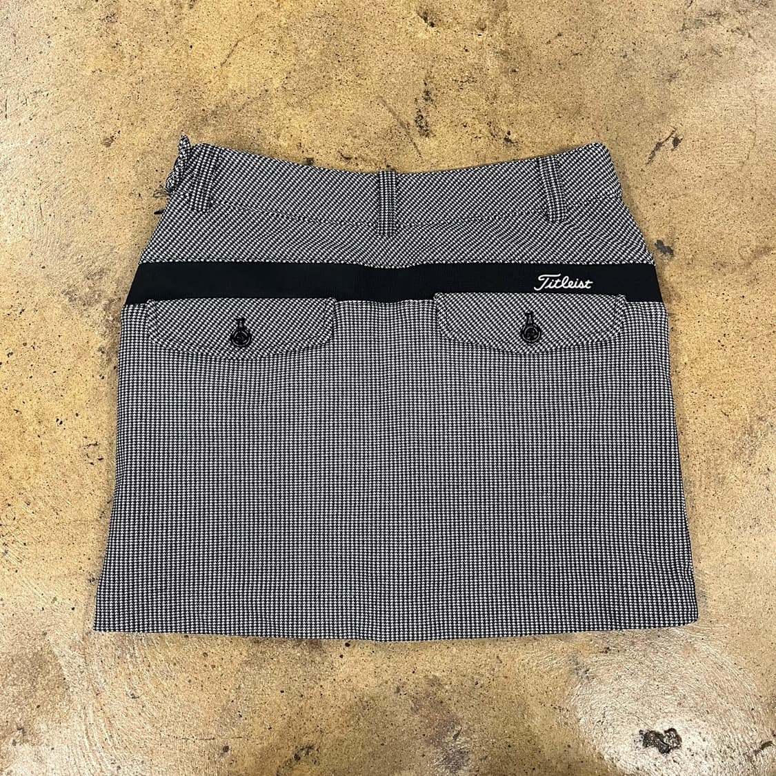 [정품/25] 타이틀리스트 체크 패턴 스커트 b17 상품이미지3