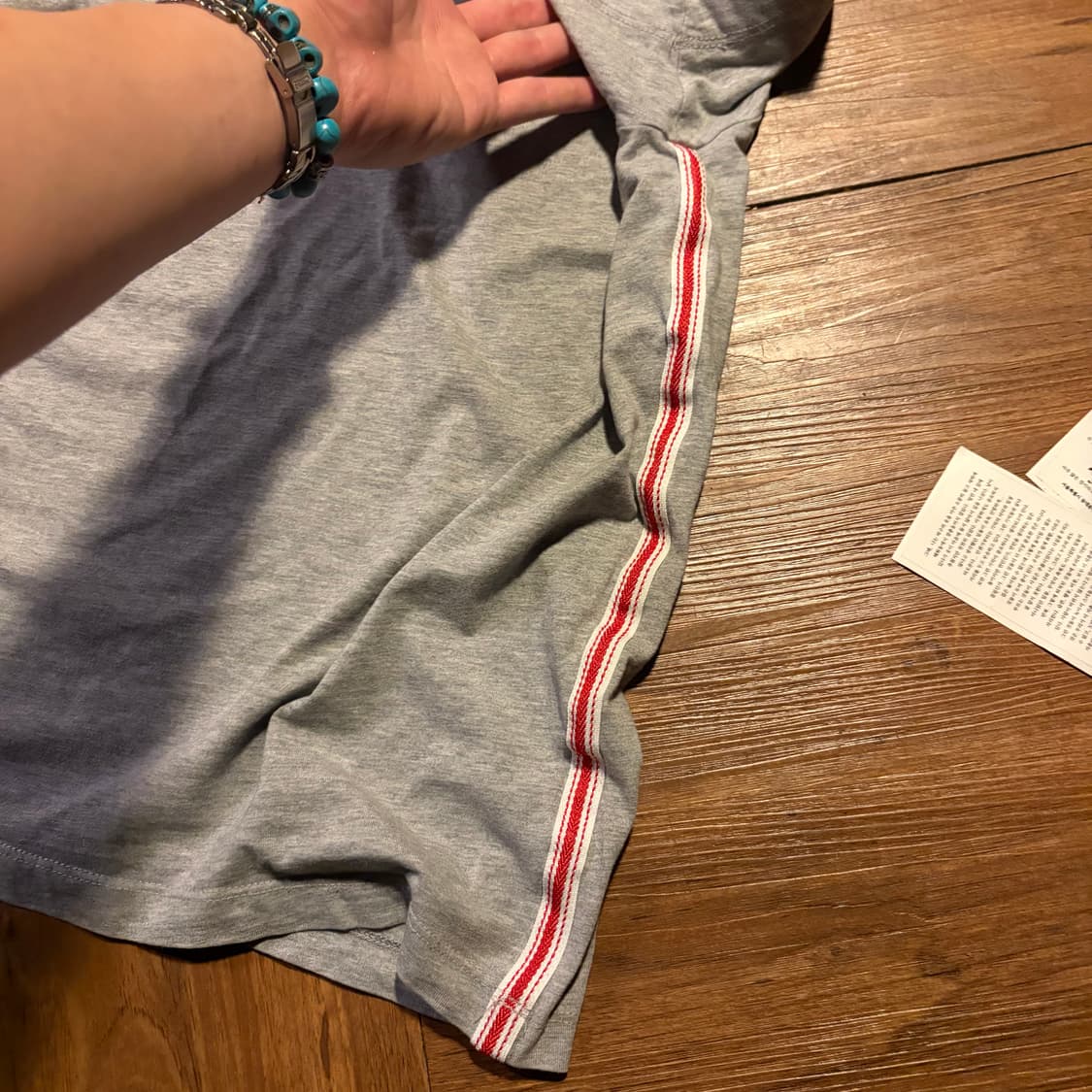 CALVIN KLEIN JEANS 셀비지 라인 티셔츠 상품이미지3