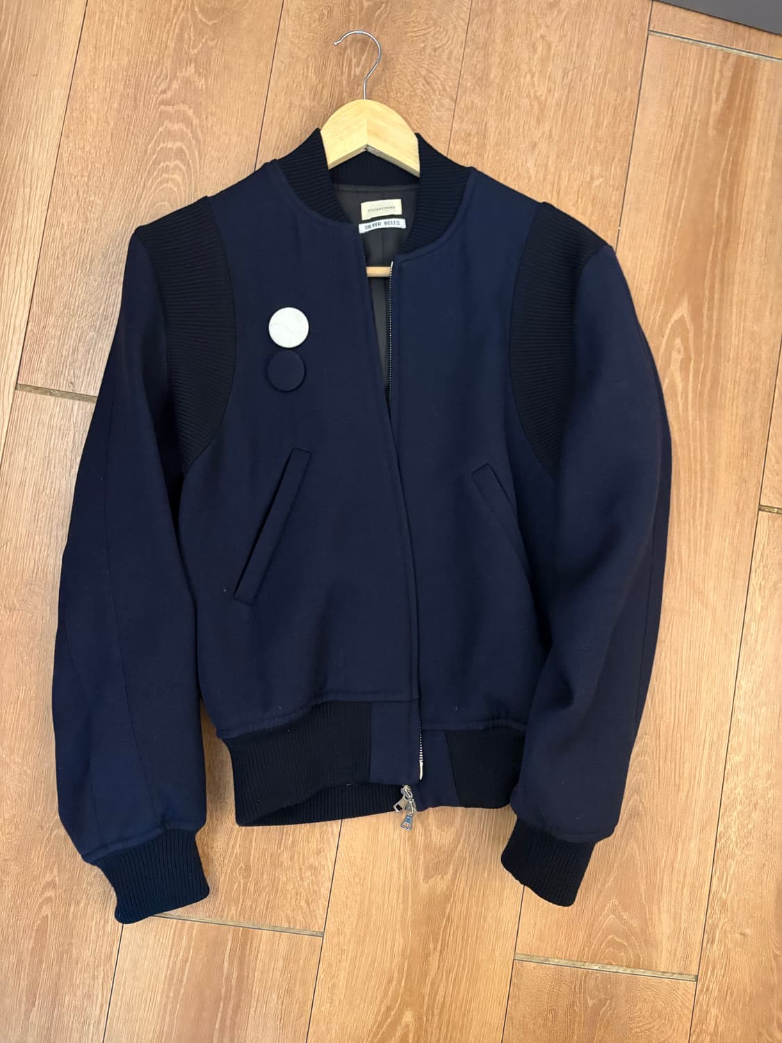 스테판쿡 울 네이비 바시티 자켓 상품이미지1