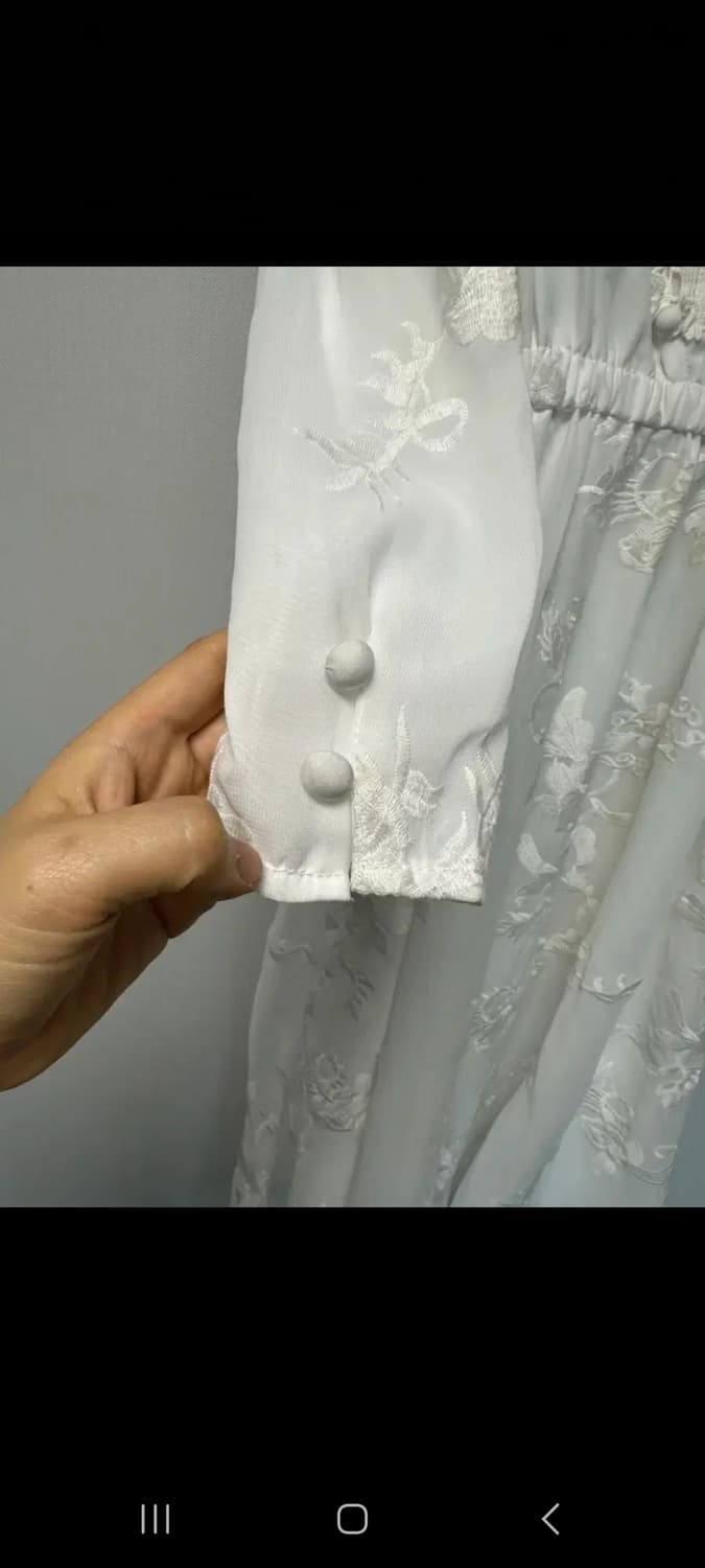 셀프웨딩 드레스  -55사이즈 상품이미지5