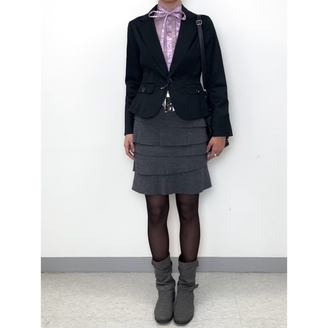 빈티지 데드스탁 블랙 블레이저 자켓 상품이미지2