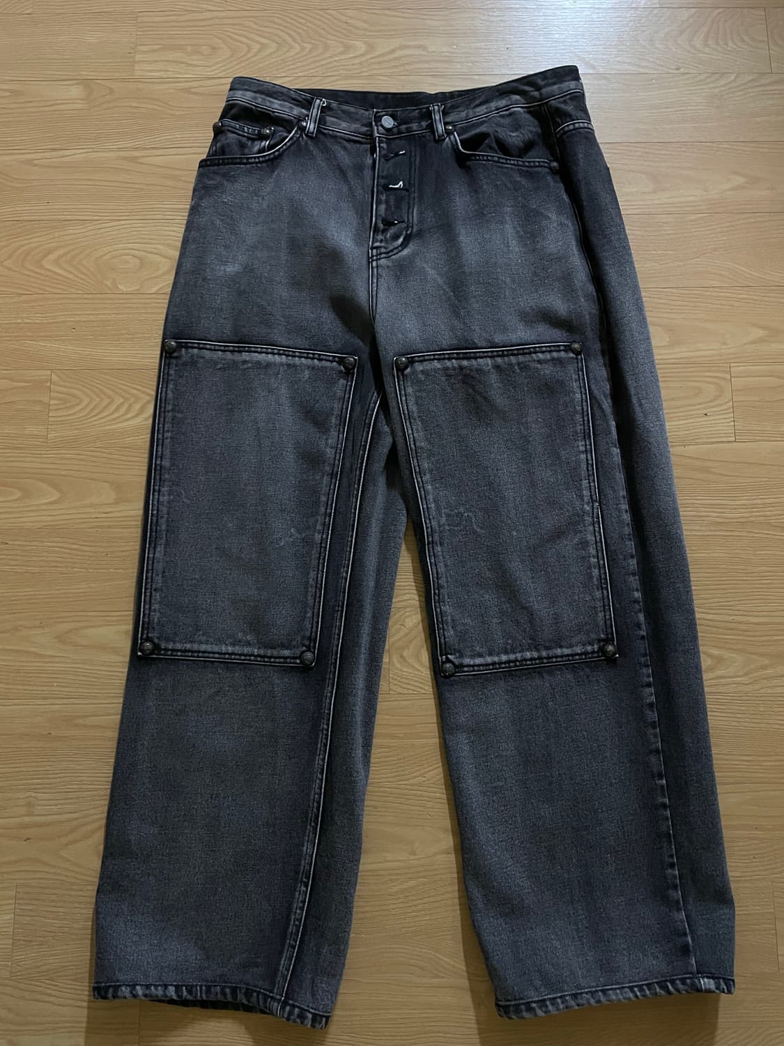 떠그클럽 더블니 바지 상품이미지1