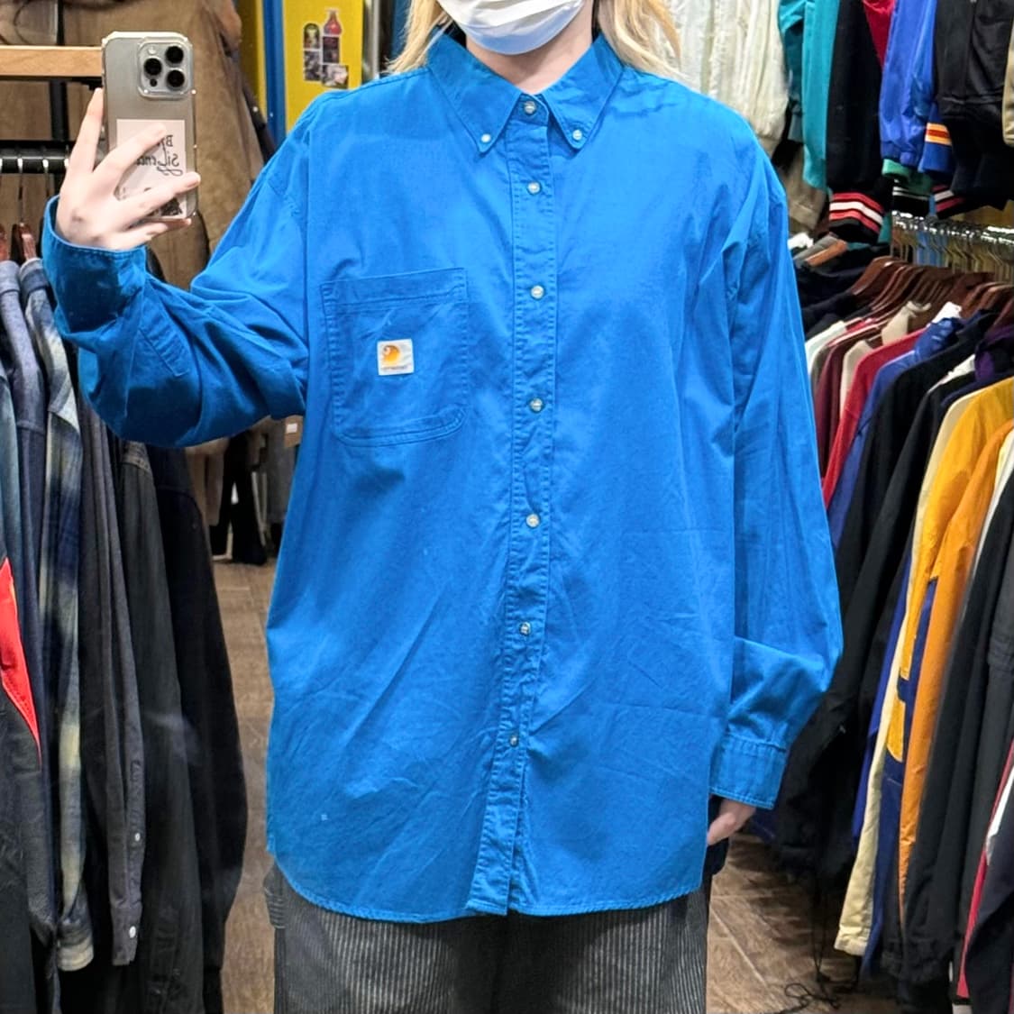 [HI] 칼하트 긴팔셔츠 블루  상품이미지2