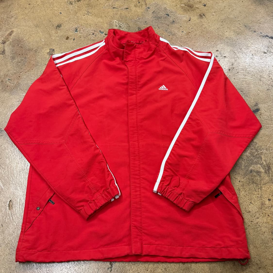 [정품/95] 아디다스 빨간색 삼선 트랙탑 져지 b17 상품이미지2