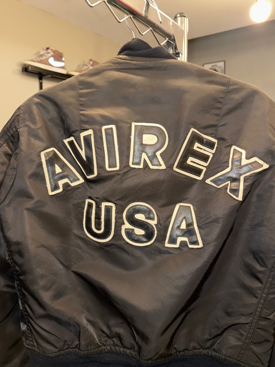 Avirex back logo Ma-1 flight bomber JK 상품이미지9