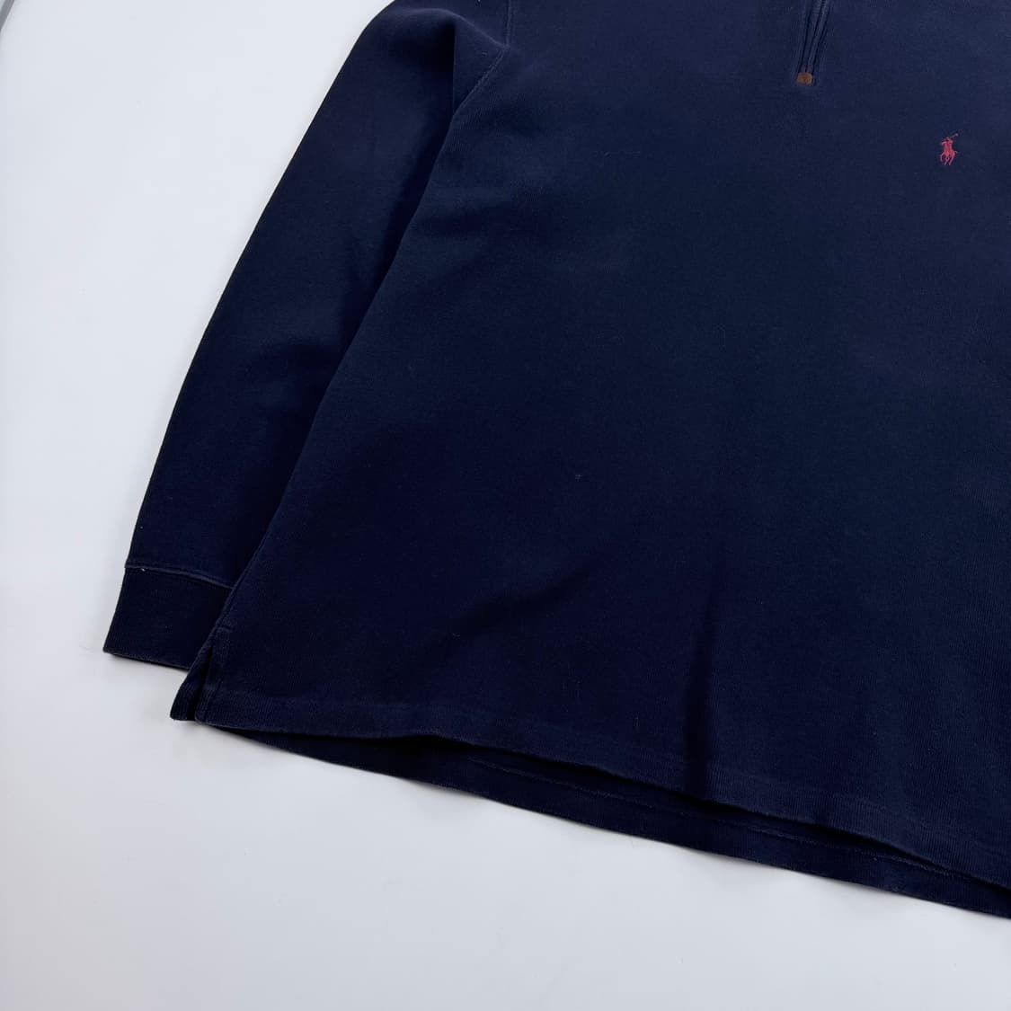 폴로 랄프로렌 하프 반집업 네이비 상품이미지3