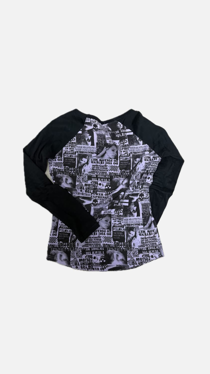 COLZA y2k purple detailed top 상품이미지2