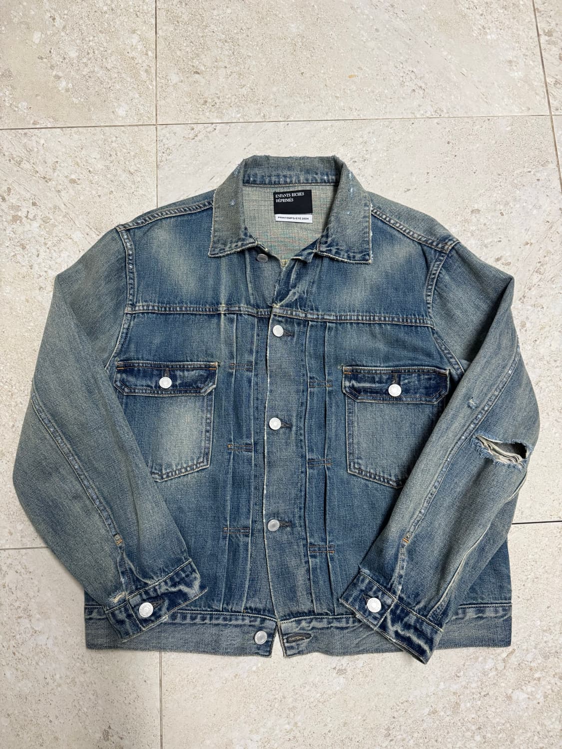 [XL] 앙팡리쉬데프리메 ERD 24ss 데님 자켓 상품이미지4