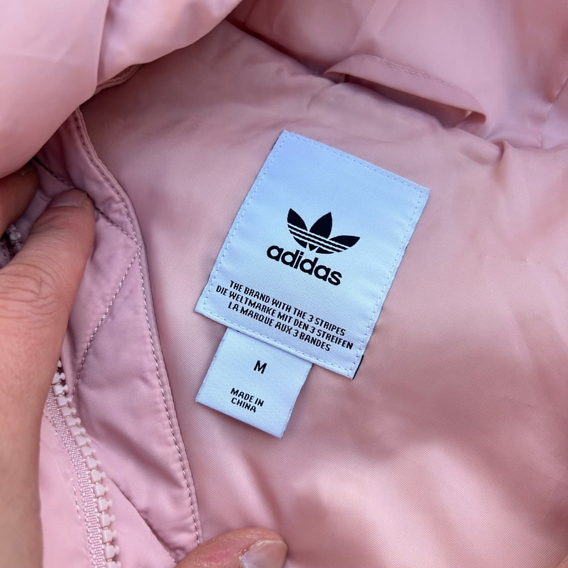 아디다스 파이어버드 핑크 숏 패딩 상품이미지6