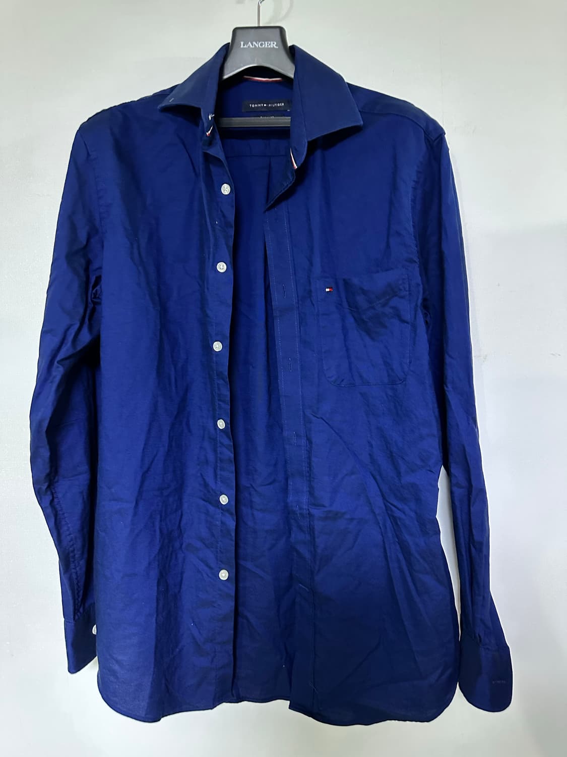 타미힐피거 남성 긴팔 셔츠 블루 상품이미지1