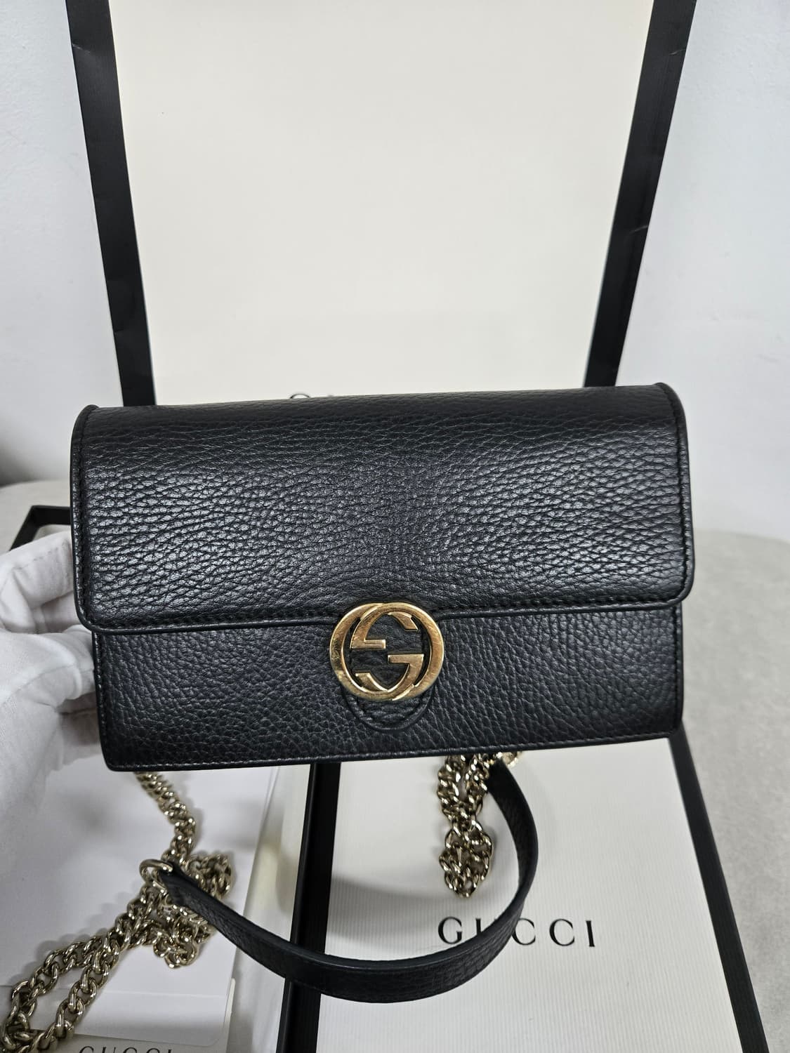 [보증서 정품] 구찌 인터로킹 숄더백 상품이미지4