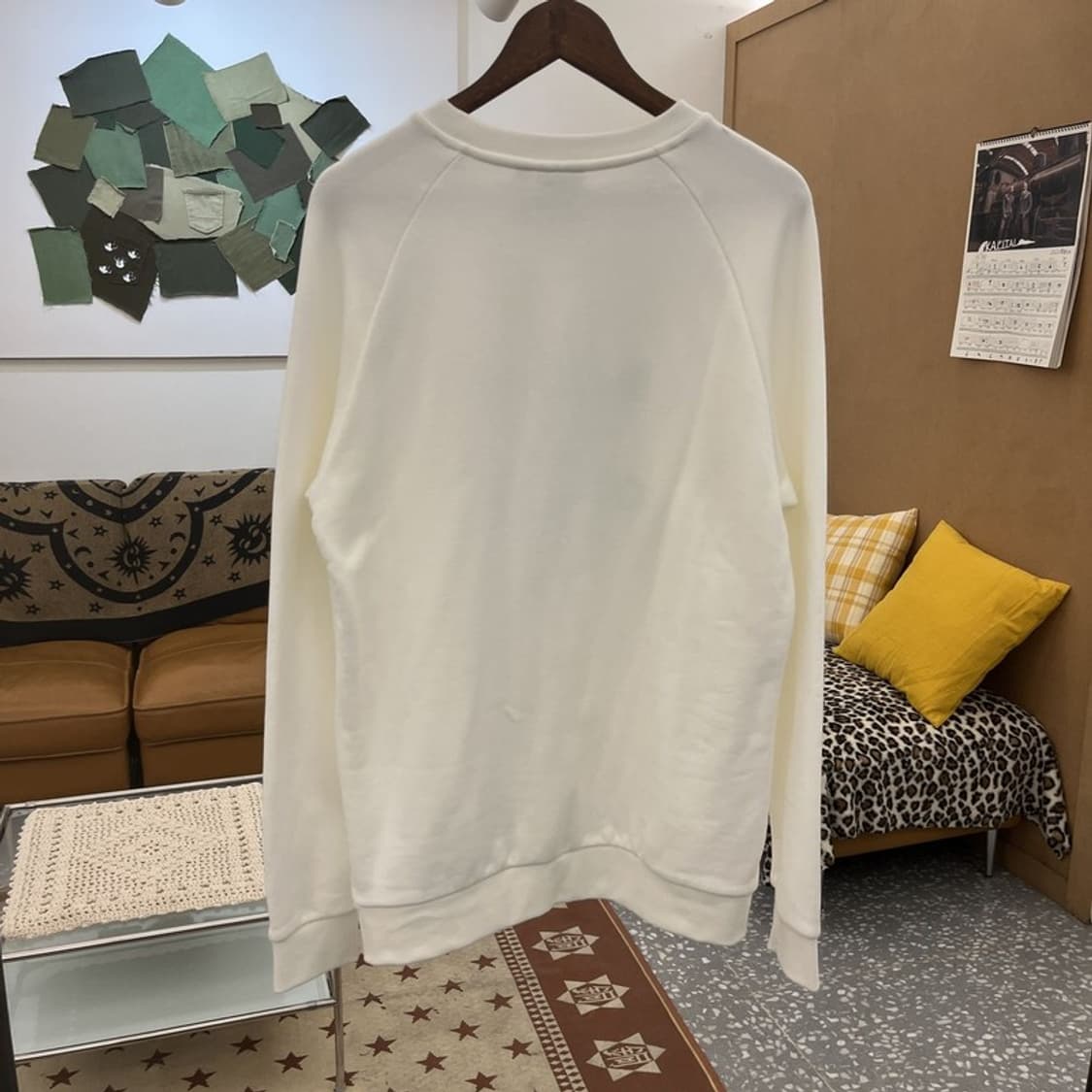 아디다스 빈티지 캐주얼 빅트레포일 오버핏 맨투맨 XL C10273 상품이미지4