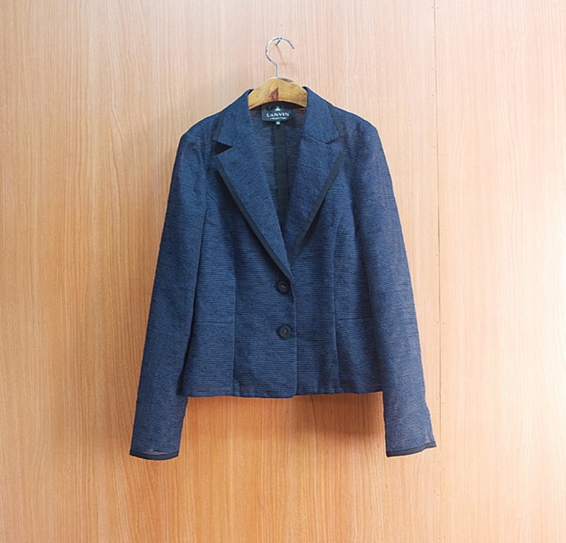 LANVIN 랑방 컬렉션 시스루 네이비 자켓 상품이미지3
