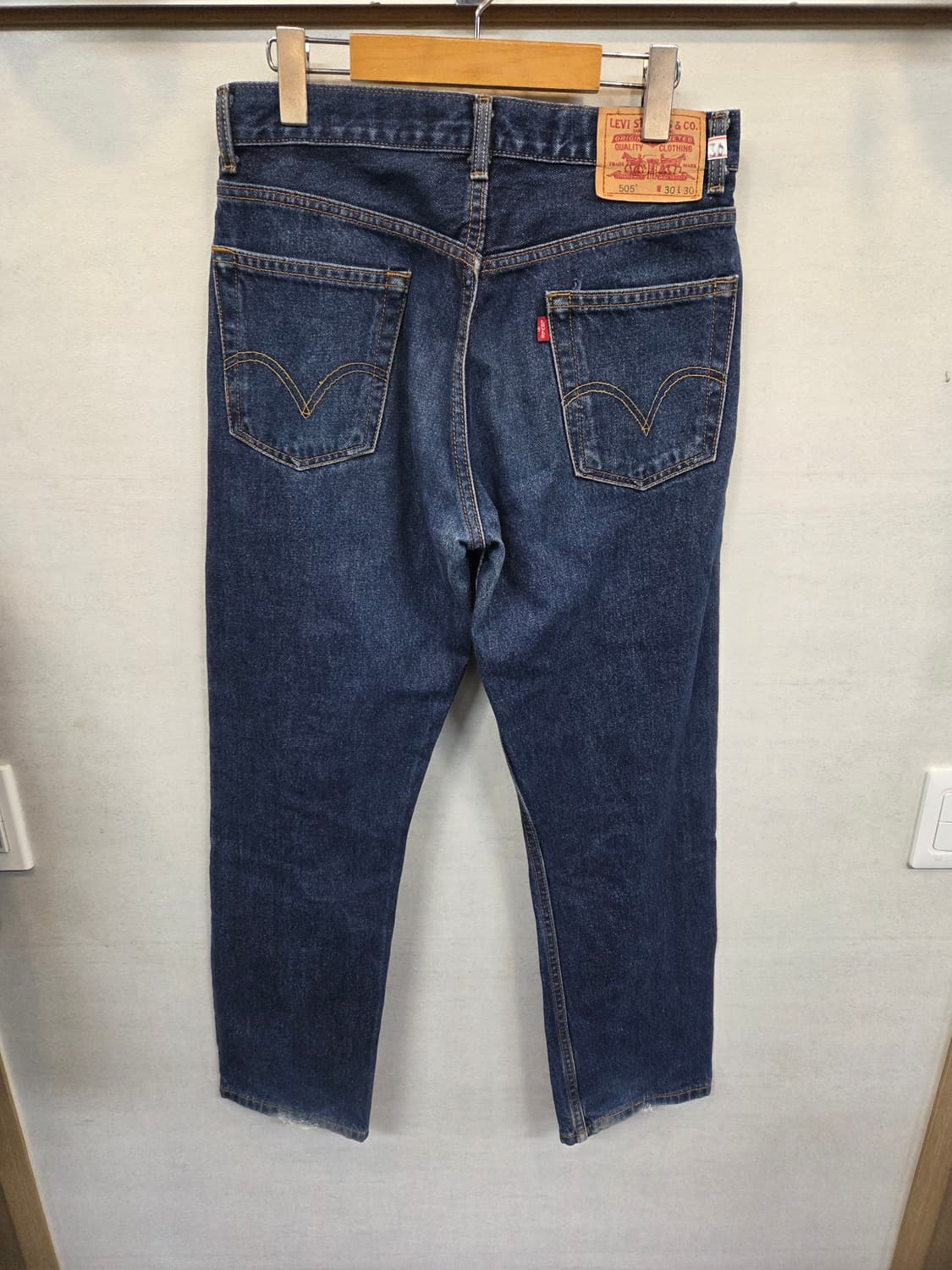 리바이스 빈티지 505 레귤러핏 데님팬츠 30 상품이미지2