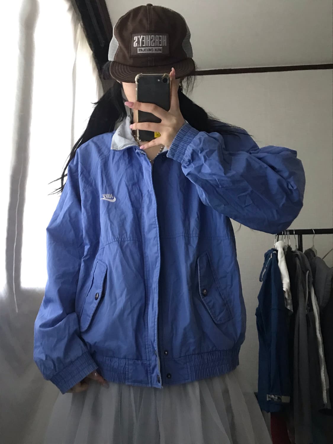 나이키 연하늘 바람막이 상품이미지1