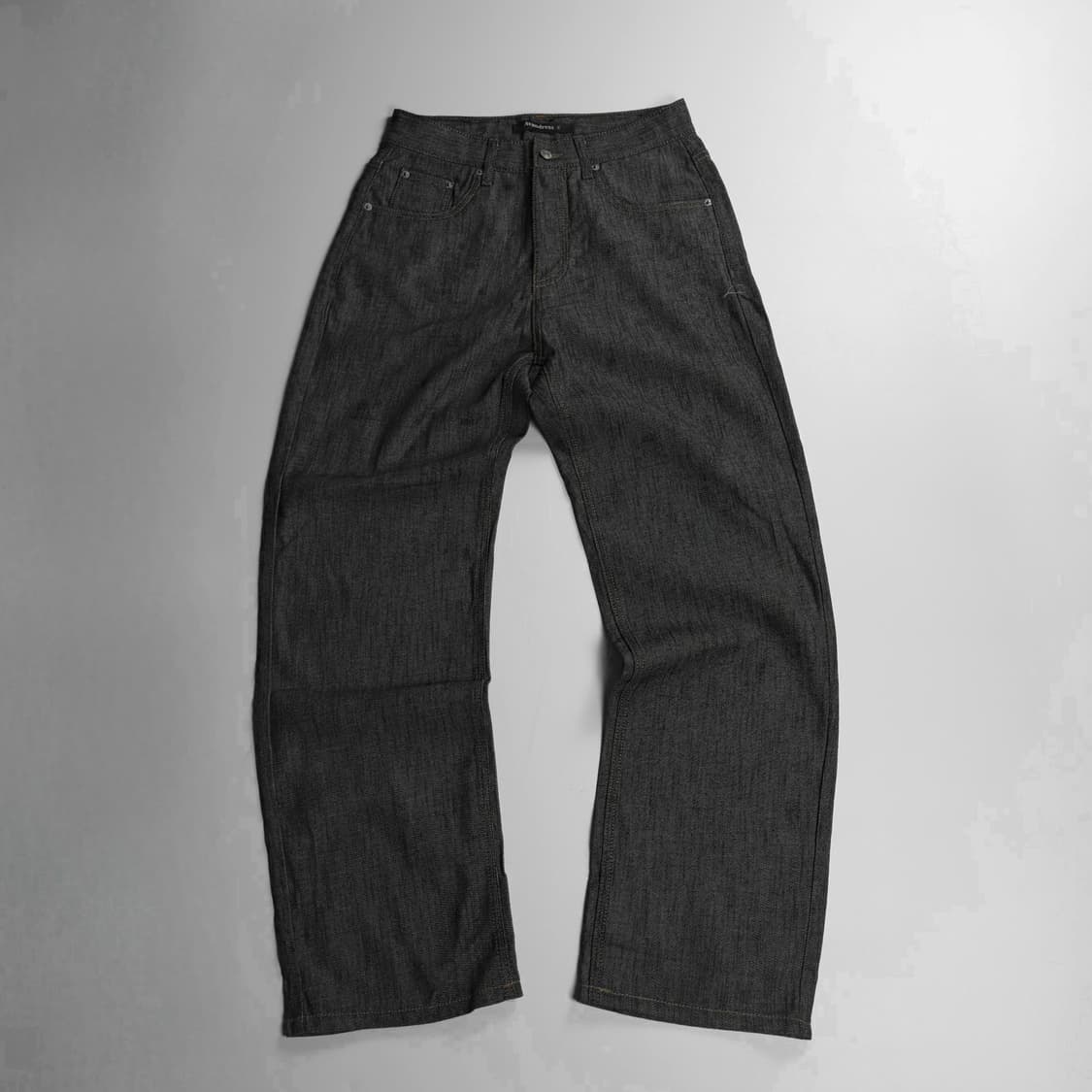 어반드레스 미니멀 블랙 샴브레이 데님 셋업 (M) 상품이미지6