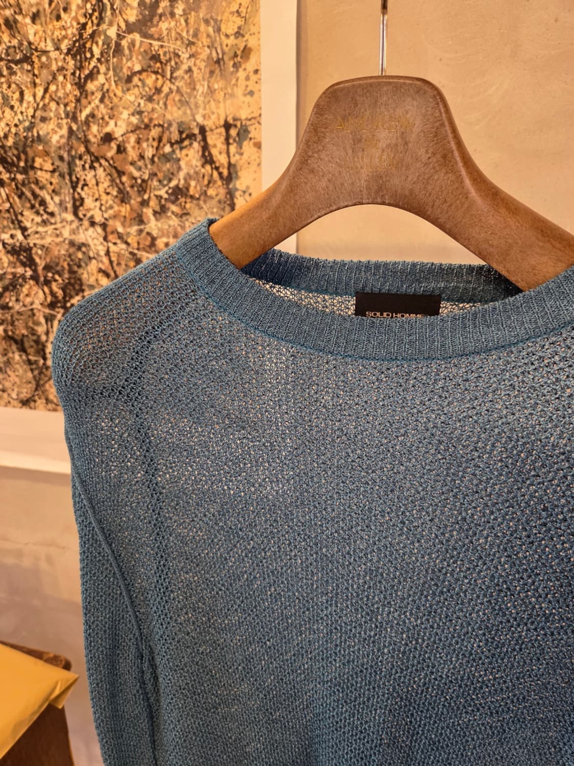 솔리드옴므 넷피쉬 니트 상품이미지2