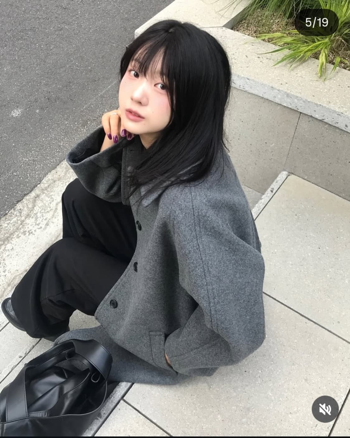 LFM 래글런 울 롱코트 Raglan Wool Long Coat 상품이미지2