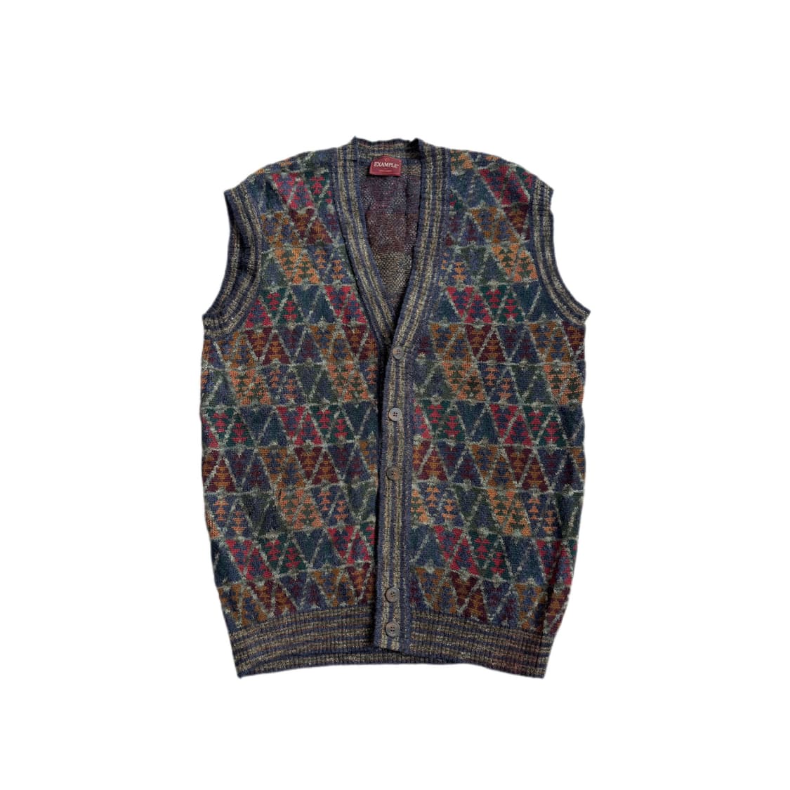 미쏘니 패턴 니트 베스트 조끼 상품이미지1