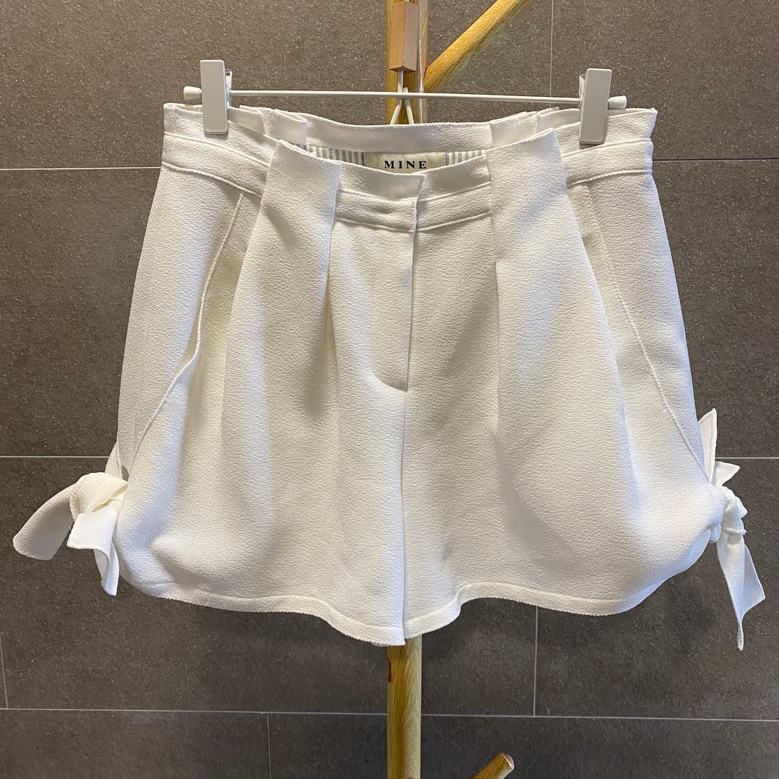 MINE 마인 화이트 핀턱 숏팬츠 (64-94) 상품이미지8