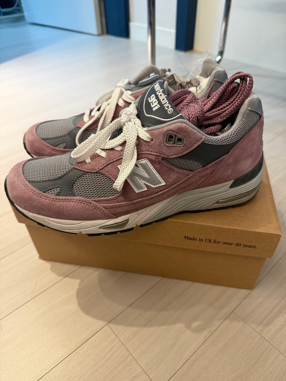 [270] 뉴발란스 991 핑크그레이 상품이미지1