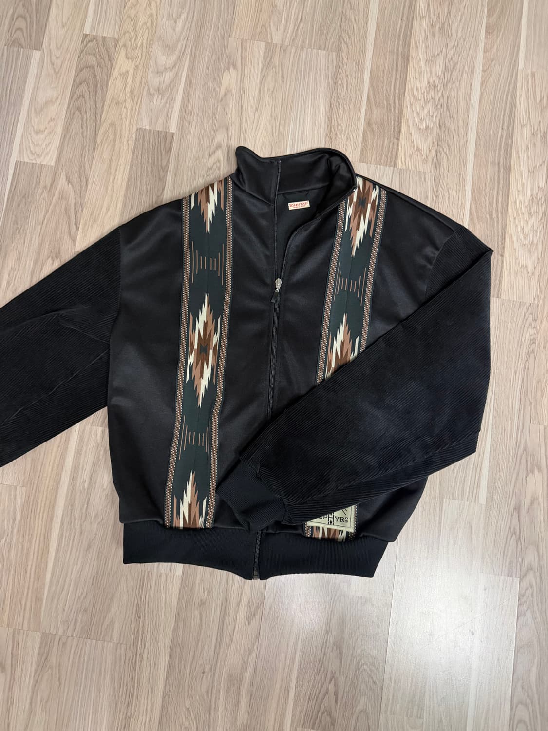 (3) 캐피탈 스무스 저지 코치 & 제피르 트랙 자켓 블랙 상품이미지2