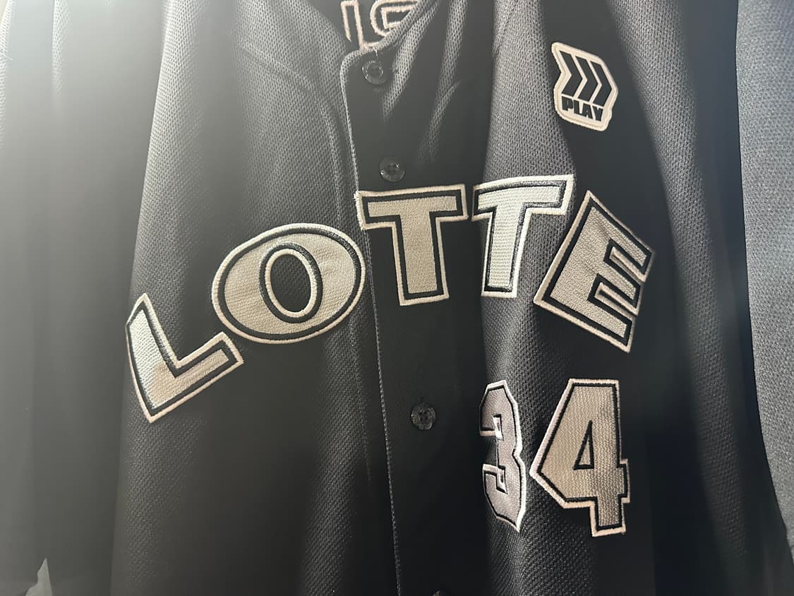 새상품 롯데자이언츠 올드블랙 어센틱 김원중 120 4XL 상품이미지2