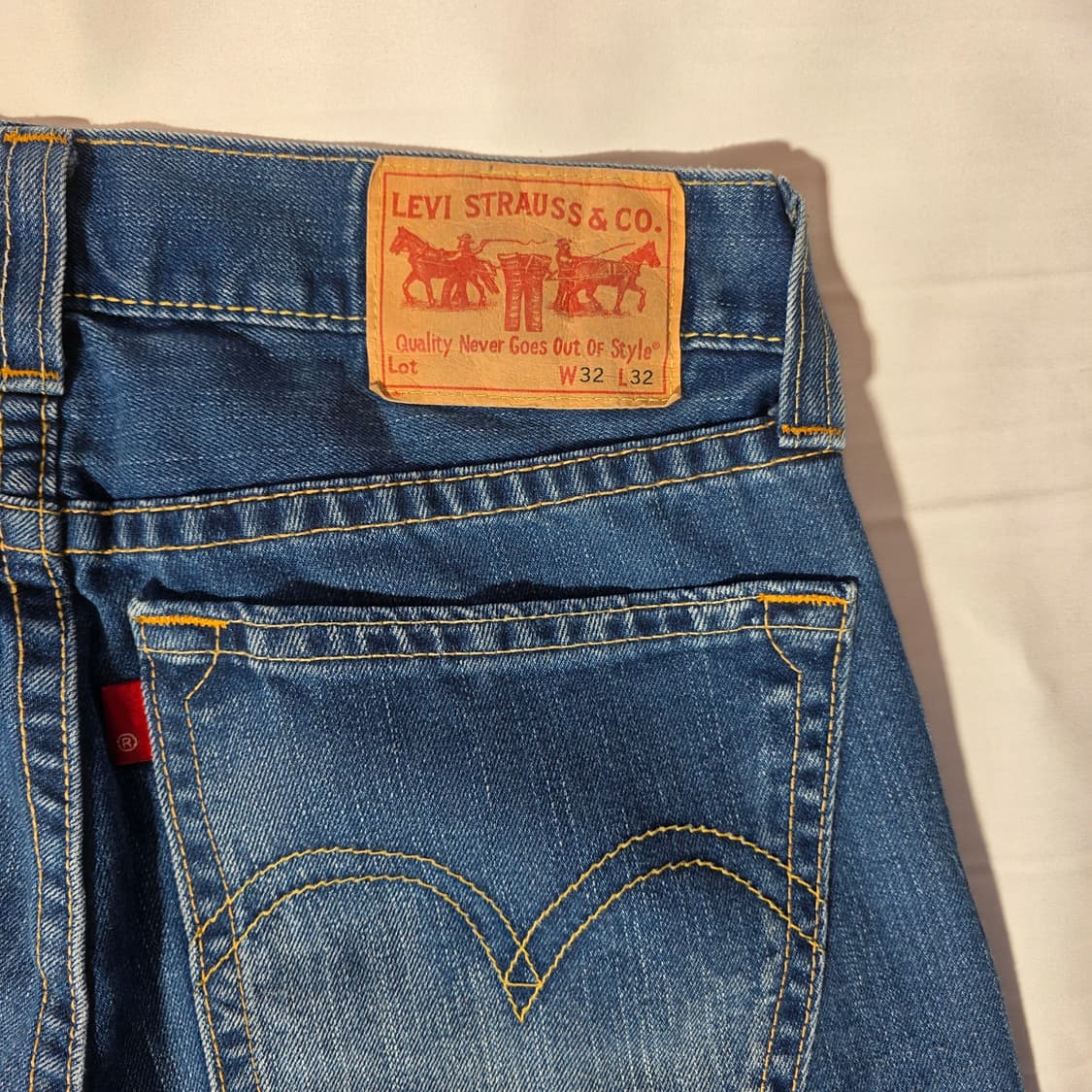 [W32L32]00s 리바이스 타입원 리얼루즈핏 데님 팬츠 상품이미지7