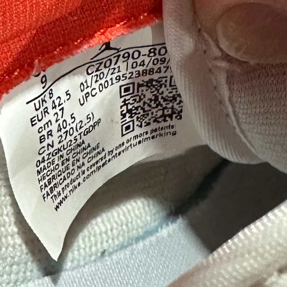 270) 나이키 운동화 남성 남자 신발 에어 조던 1 로우 스타피쉬 상품이미지9