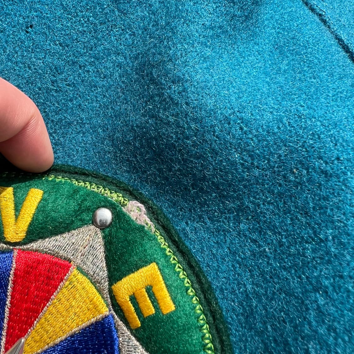 90‘s La Vespa 울 바시티 자켓 상품이미지3