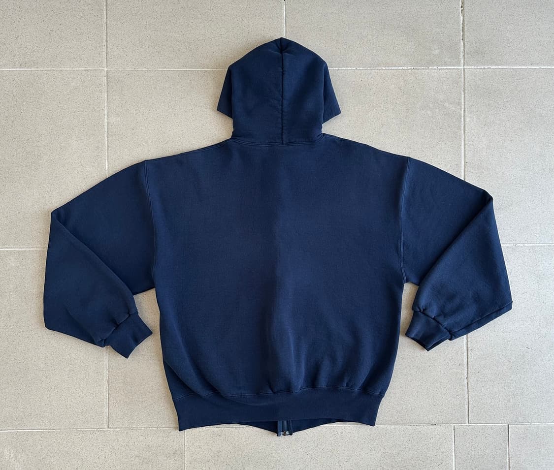 90s 빈티지 러셀 후드집업 네이비 L 상품이미지2