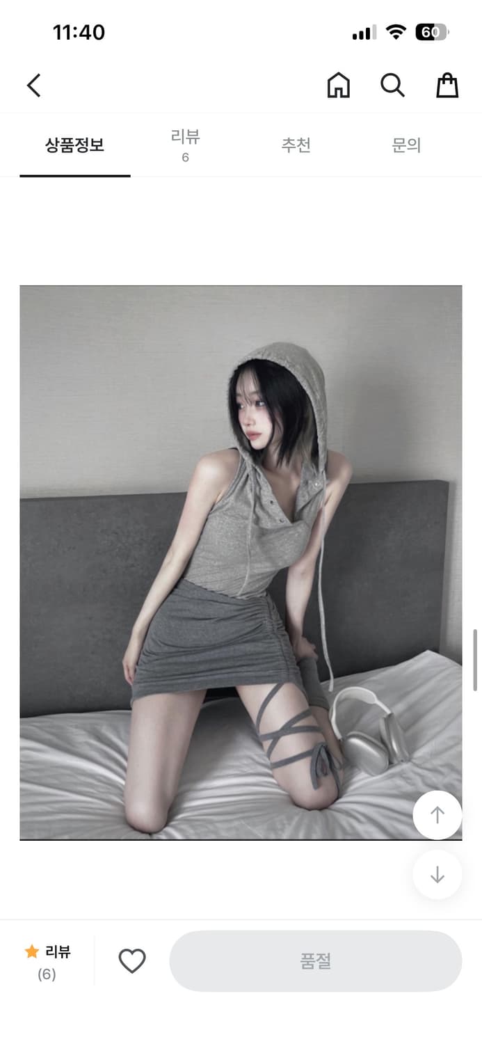 비엔프롬 랩후디 원피스 상품이미지2