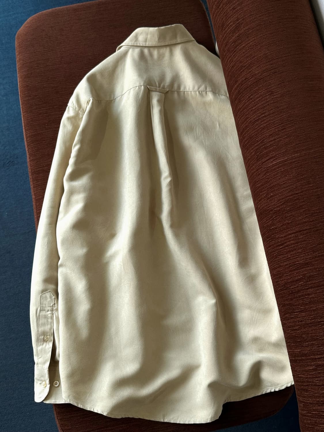 Fake suede fabric L/S shirt 상품이미지5