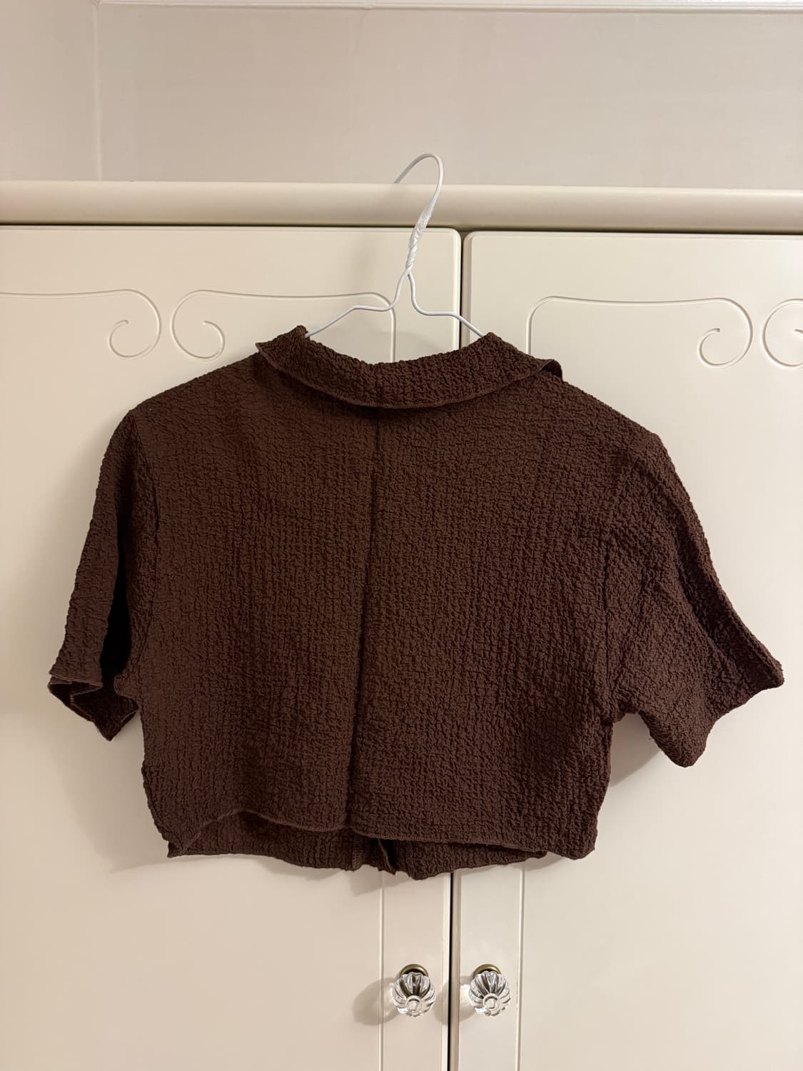 Zara 자라 텍스처 크롭 탑  상품이미지4