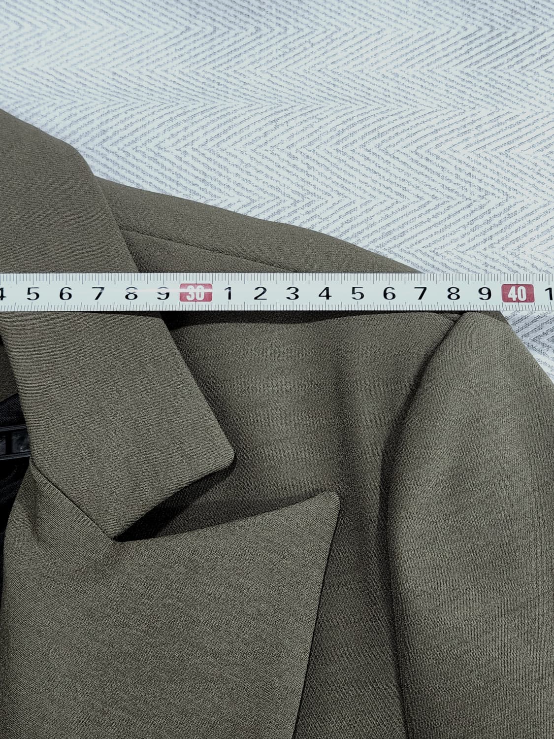 [S] LAP 랩 카키 더블 버튼 롱 코트 여성 S 상품이미지7