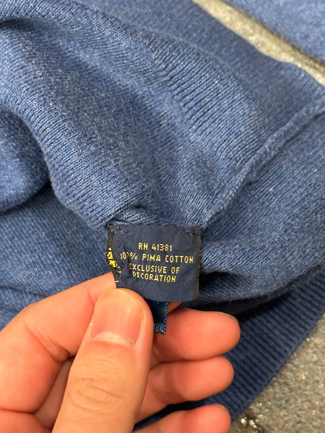 POLO 폴로 랄프로렌 피마코튼 니트 XL 상품이미지6