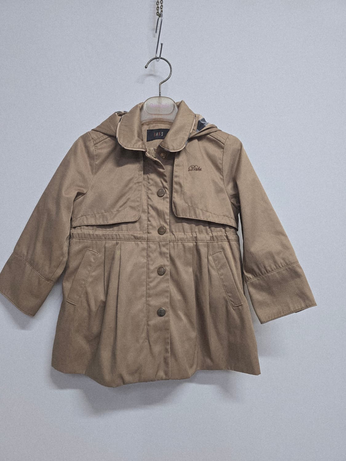 닥스 키즈 여아 후드 코트 100 상품이미지1