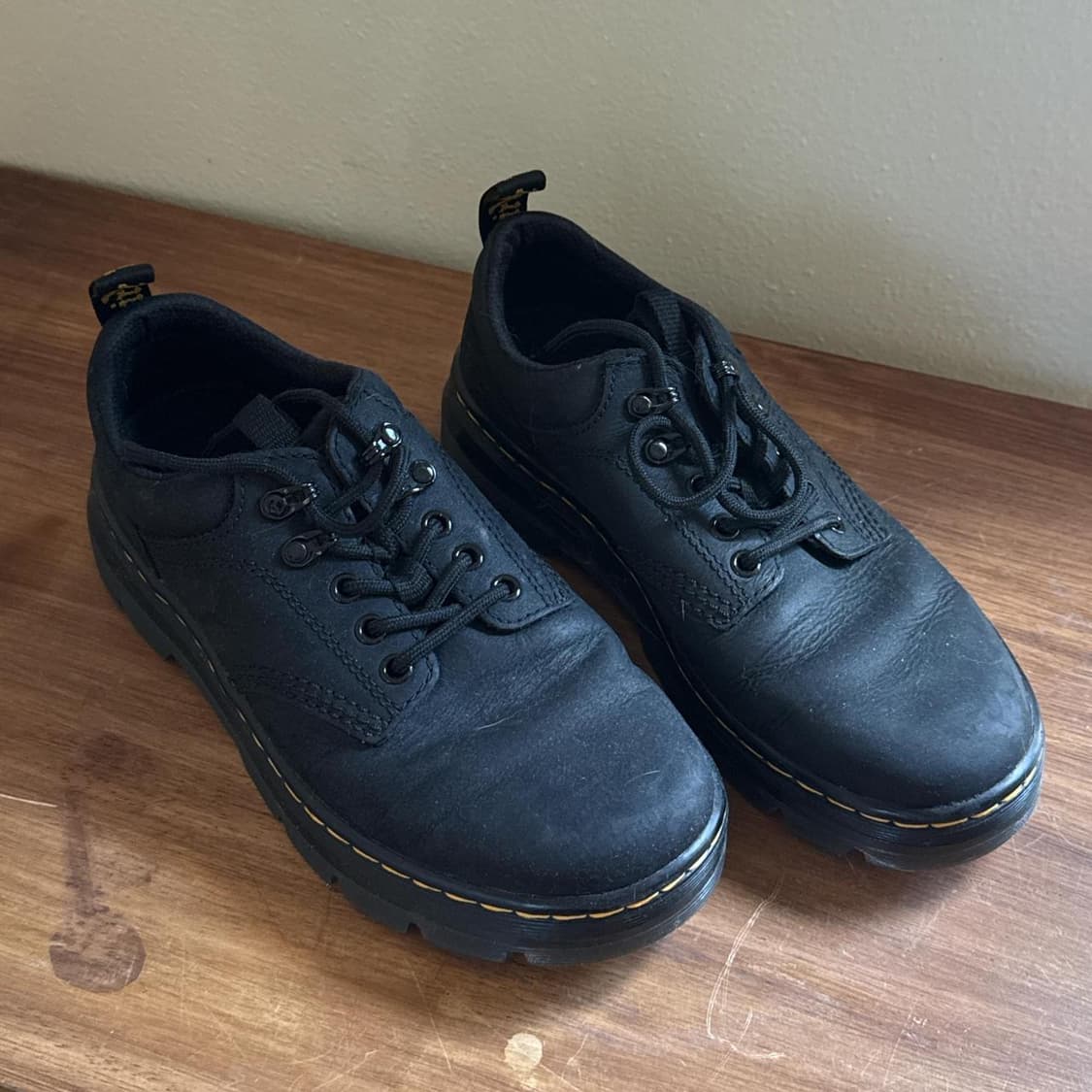 닥터마틴 리더 와이오밍 레더 유틸리티 슈즈 블랙 250 상품이미지1