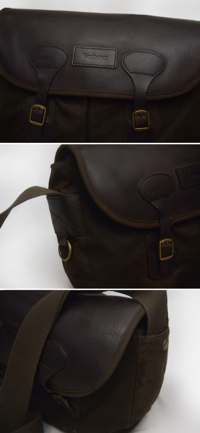 바버 (Barbour) 타라스 왁스 캔버스 레더 숄더.크로스 메신저백 상품이미지7