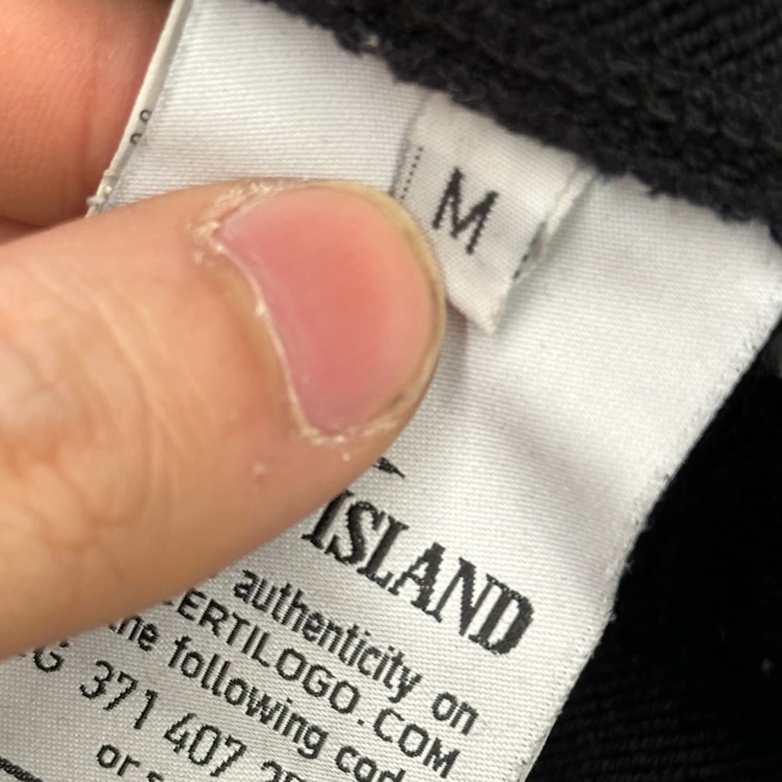 M 스톤아일랜드 블랙 맨투맨 상품이미지6