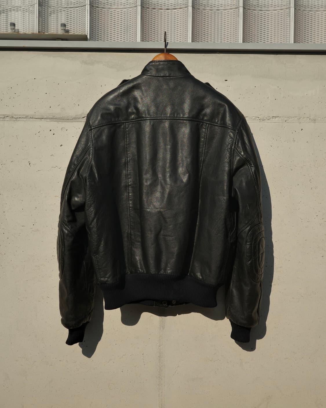 70‘s Hein Gerick 플라이트 타입 모터사이클 레더 자켓 상품이미지5