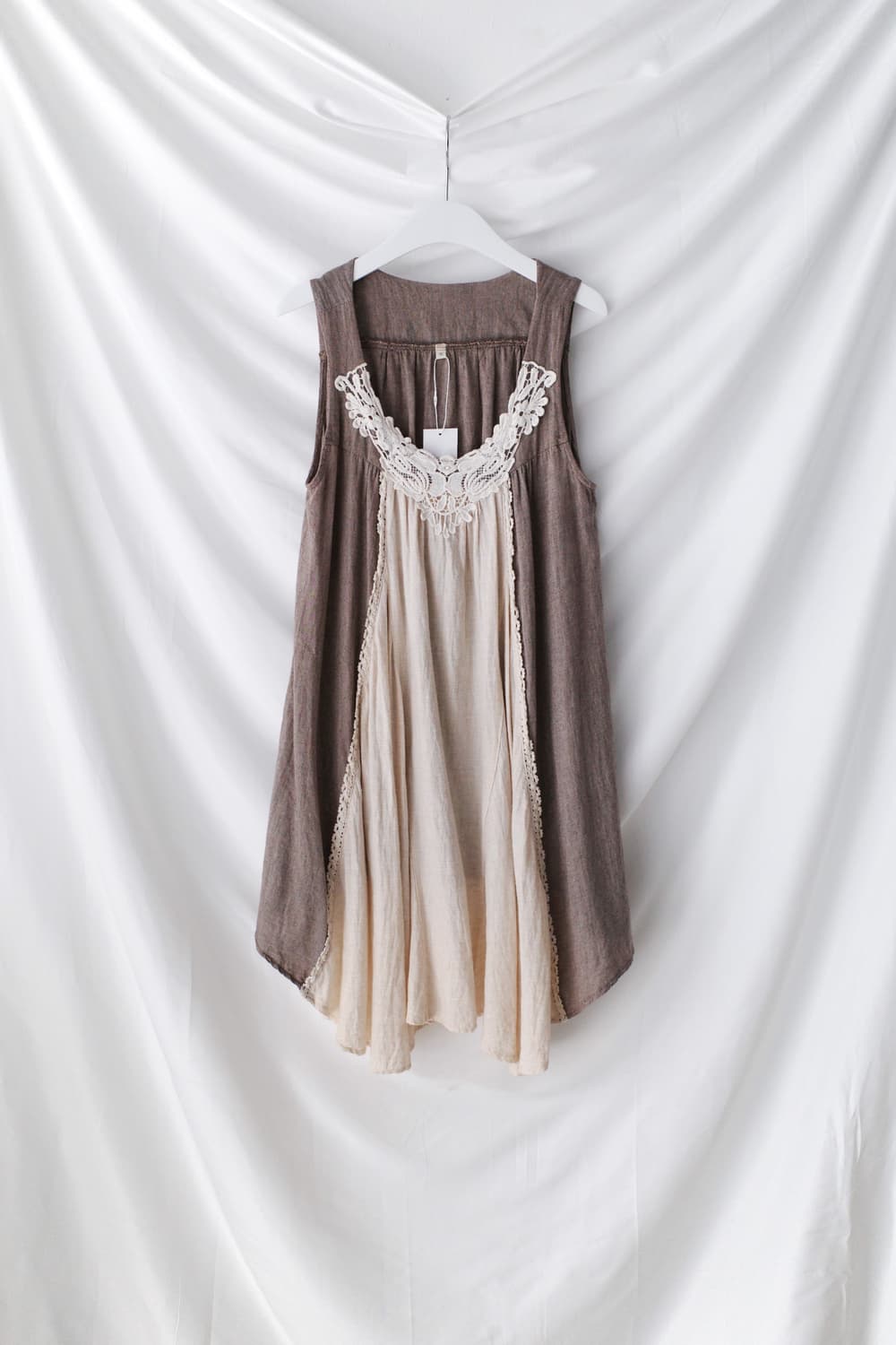 crochet shirring one-piece 상품이미지1