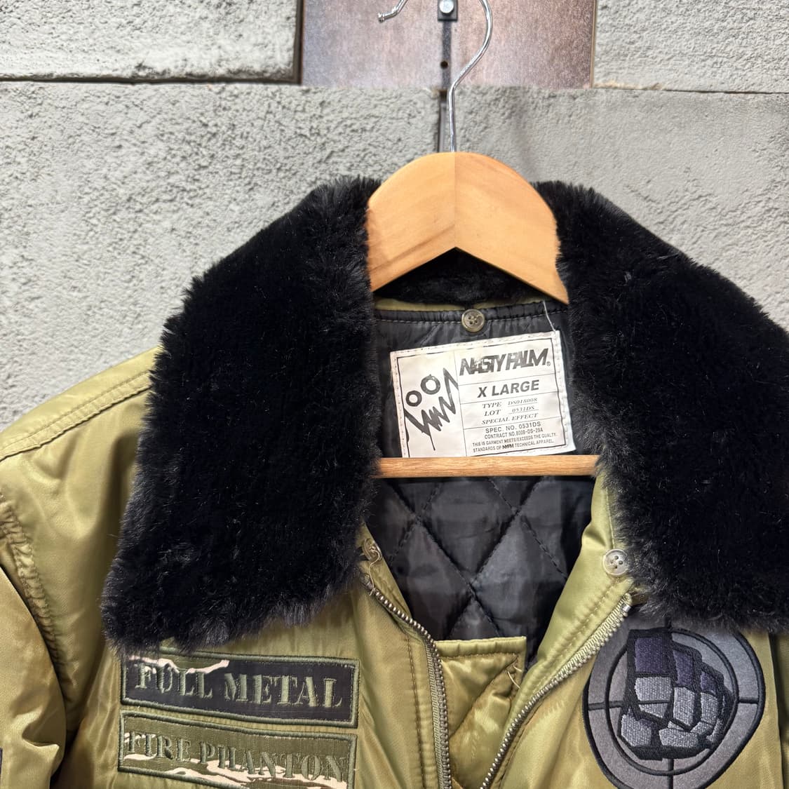 네스티팜 MA-1 항공 패치 자켓 (XL)  상품이미지6